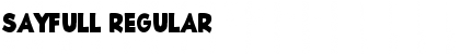 Download Sayfull Font Download Sayfull Font