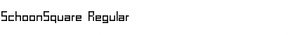 Download SchoonSquare Font Download SchoonSquare Font