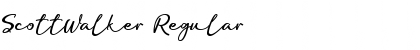 Download ScottWalker Font Download ScottWalker Font