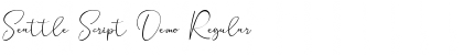 Download Seattle Script Demo Font Download Seattle Script Demo Font