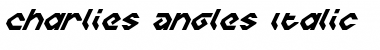 Download Charlie's Angles Italic Font Download Charlie's Angles Italic Font
