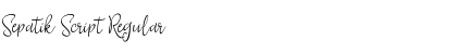 Download Sepatik Script Font Download Sepatik Script Font