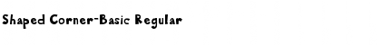 Download Shaped Corner-Basic Font Download Shaped Corner-Basic Font