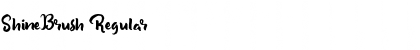 Download ShineBrush Font Download ShineBrush Font