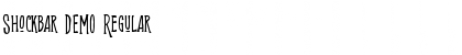 Download Shockbar DEMO Font Download Shockbar DEMO Font