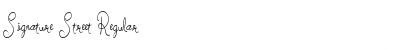 Download Signature Street Font Download Signature Street Font