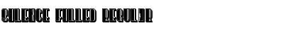 Download Silence Filled Font Download Silence Filled Font