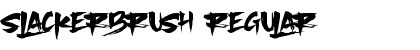 Download SlackerBrush Font Download SlackerBrush Font