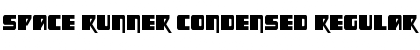 Download Space Runner Condensed Font Download Space Runner Condensed Font