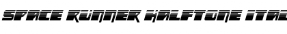 Download Space Runner Halftone Italic Font Download Space Runner Halftone Italic Font