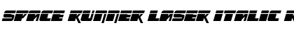 Download Space Runner Laser Italic Font Download Space Runner Laser Italic Font