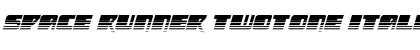 Download Space Runner Twotone Italic Font Download Space Runner Twotone Italic Font