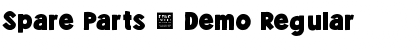 Download Spare Parts - Demo Font Download Spare Parts - Demo Font