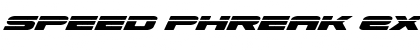 Download Speed Phreak Expanded Italic Font Download Speed Phreak Expanded Italic Font