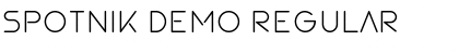 Download SPOTNIK demo Font Download SPOTNIK demo Font