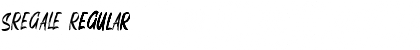 Download SREGALE Font Download SREGALE Font
