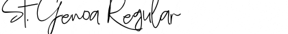 Download St. Genoa Font Download St. Genoa Font