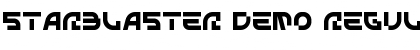 Download STARBLASTER demo Font Download STARBLASTER demo Font