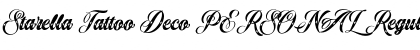 Download Starella Tattoo Deco PERSONAL Font Download Starella Tattoo Deco PERSONAL Font