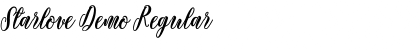 Download Starlove Demo Font Download Starlove Demo Font