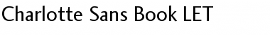 Download Charlotte Sans Book LET Font Download Charlotte Sans Book LET Font