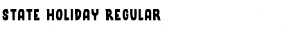 Download State Holiday Font Download State Holiday Font