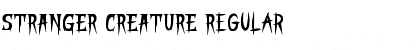Download STRANGER CREATURE Font Download STRANGER CREATURE Font