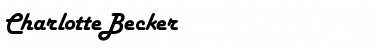 Download CharlotteBecker Font Download CharlotteBecker Font