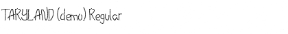 Download TARYLAND (demo) Font Download TARYLAND (demo) Font