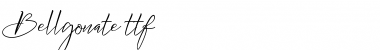 Download Bellgonate Font Download Bellgonate Font