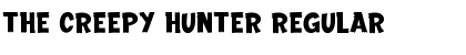 THE CREEPY HUNTER Regular Font