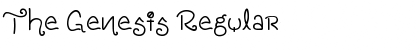 The Genesis Regular Font