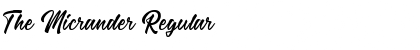 Download The Micrander Font Download The Micrander Font