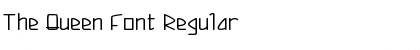The Queen Font Regular Font