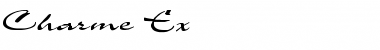 Download Charme Ex Font Download Charme Ex Font