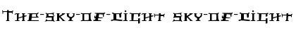 The-sky-of-light sky-of-light Font