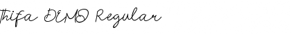 Download Thifa DEMO Font Download Thifa DEMO Font