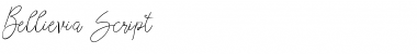 Download Bellievia Script Font Download Bellievia Script Font