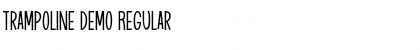 Download Trampoline demo Font Download Trampoline demo Font