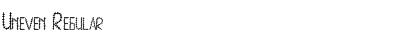 Download Uneven Font Download Uneven Font