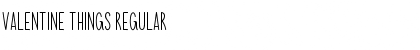 Download Valentine Things Font Download Valentine Things Font