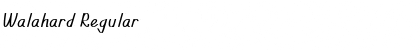 Download Walahard Font Download Walahard Font
