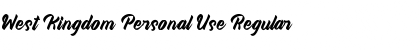 Download West Kingdom Personal Use Font Download West Kingdom Personal Use Font