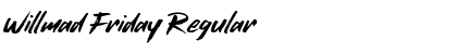 Download Willmad Friday Font Download Willmad Friday Font