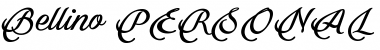 Download Bellino PERSONAL USE ONLY Font Download Bellino PERSONAL USE ONLY Font