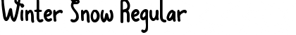 Download Winter Snow Font Download Winter Snow Font