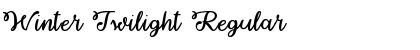 Download Winter Twilight Font Download Winter Twilight Font