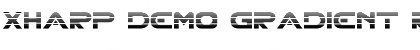 Download XHARP Demo Gradient Font Download XHARP Demo Gradient Font