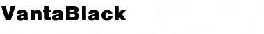 Download VantaBlack Font Download VantaBlack Font