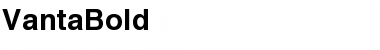 Download VantaBold Font Download VantaBold Font